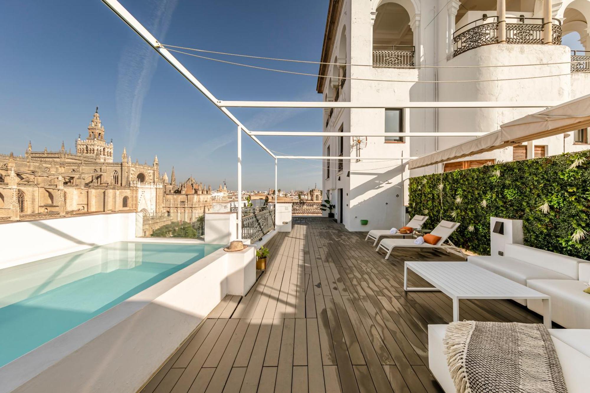 Isg Apartments Modern Atticpool At The Cathedralfree Parking Sevilla Exterior foto
